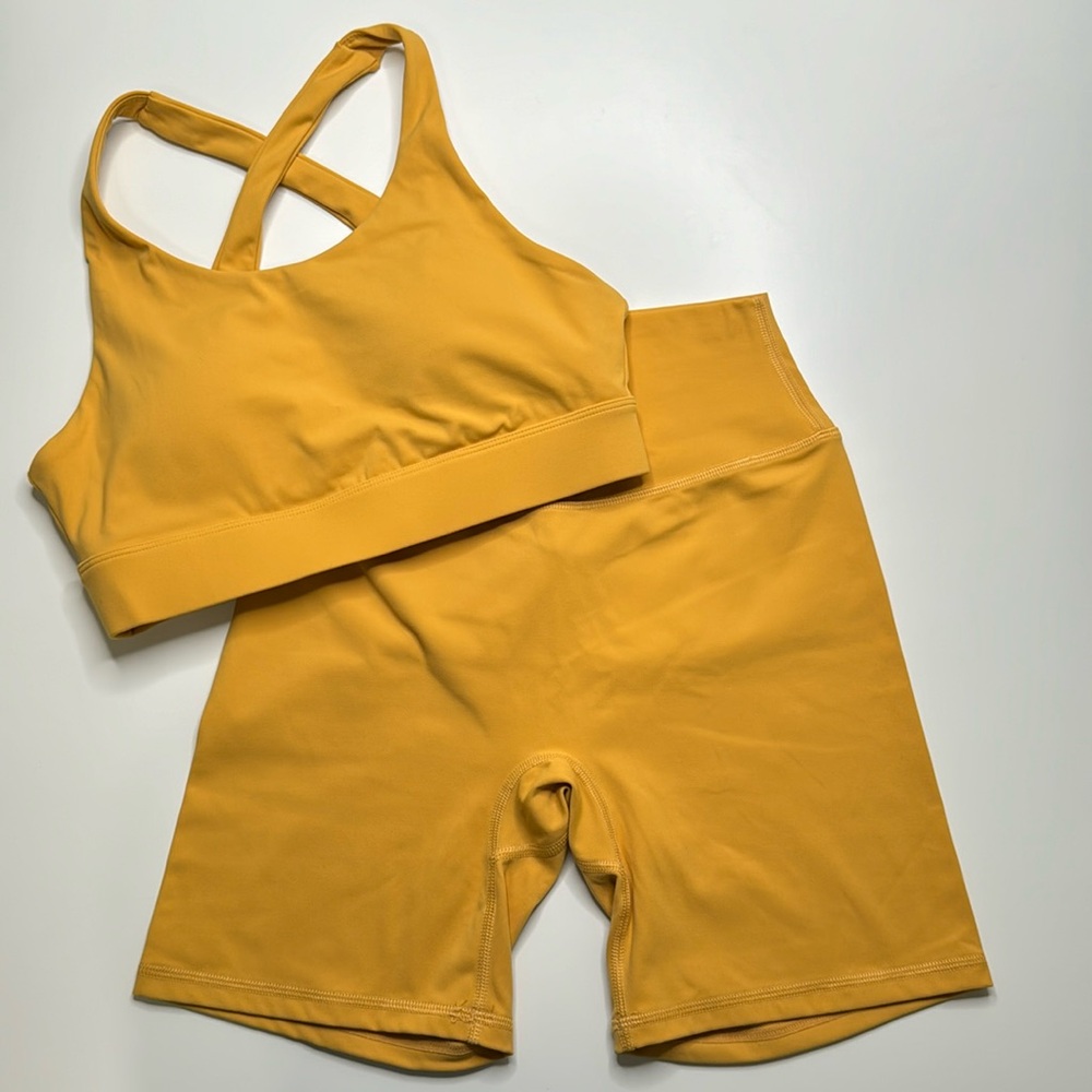 Women's Mustard Activewear Set